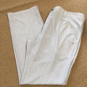 42x34 Oakley Gray and white stripe golf pants